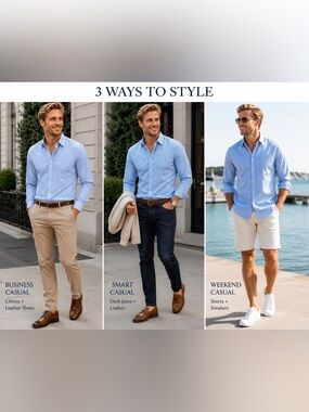 Daniel Cremieux Blue and White Gingham Shirt